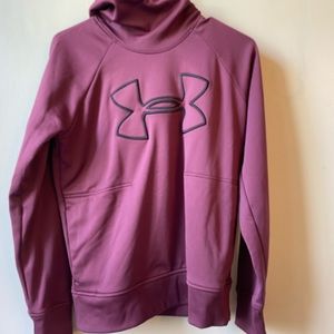Muted burgundy performance sweatshirt